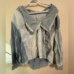 Free People Button-Up Top